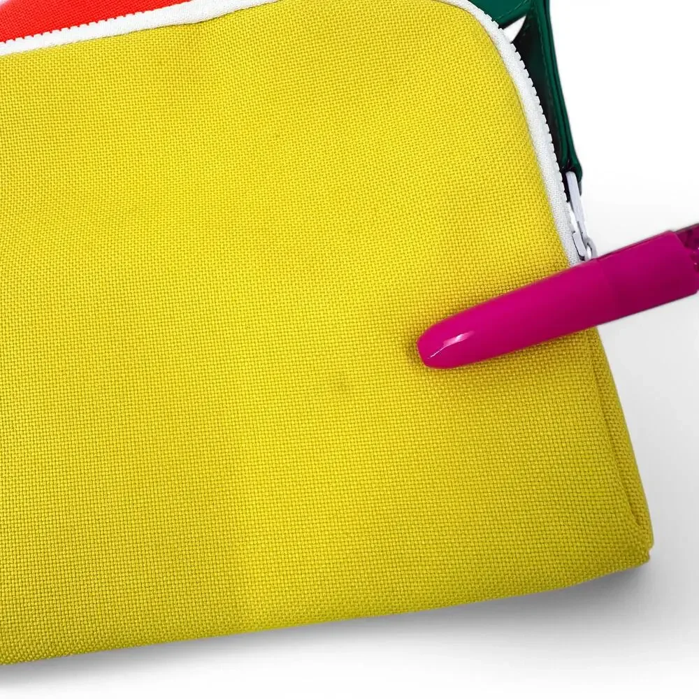 Zaldy Add a Pouch Color Block Makeup Bag Set